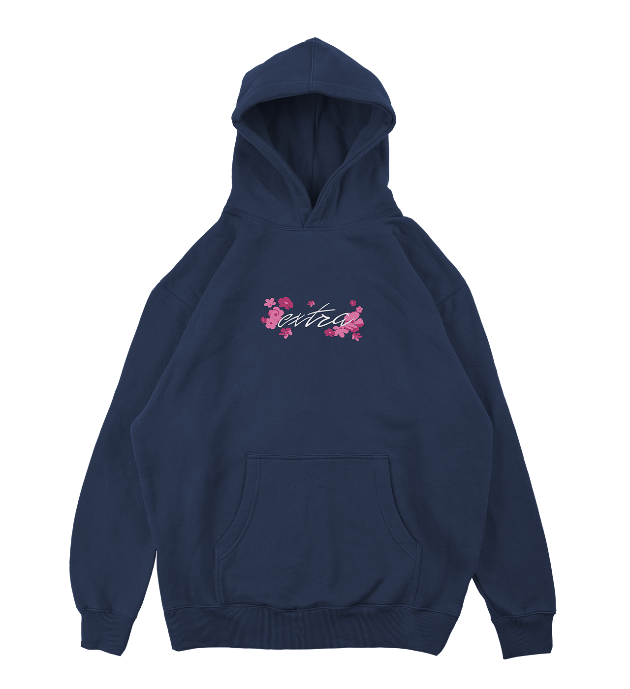 Extra Floral Hoodie Midnight