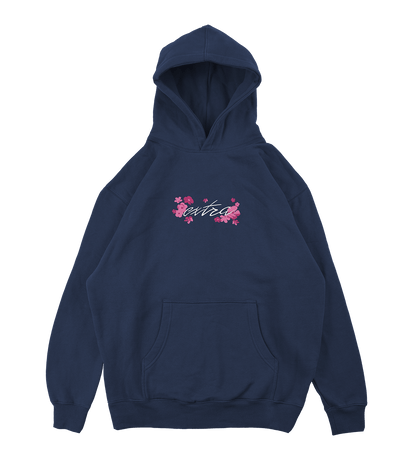 Extra Floral Hoodie Midnight