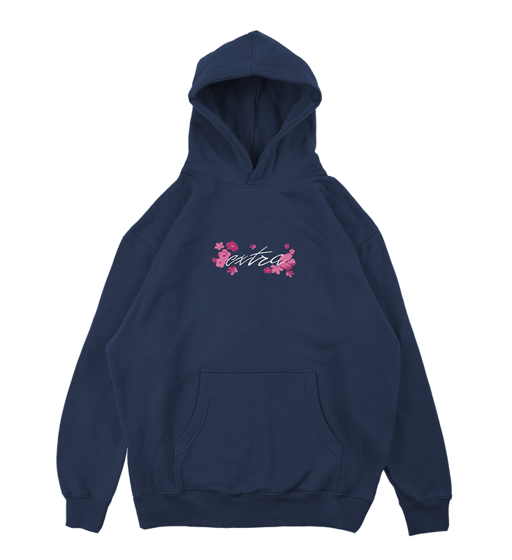 Extra Floral Hoodie Midnight